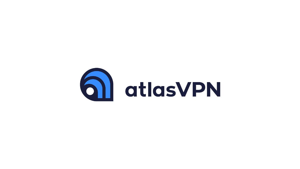 Logotipo da AtlasVPN em um fundo branco