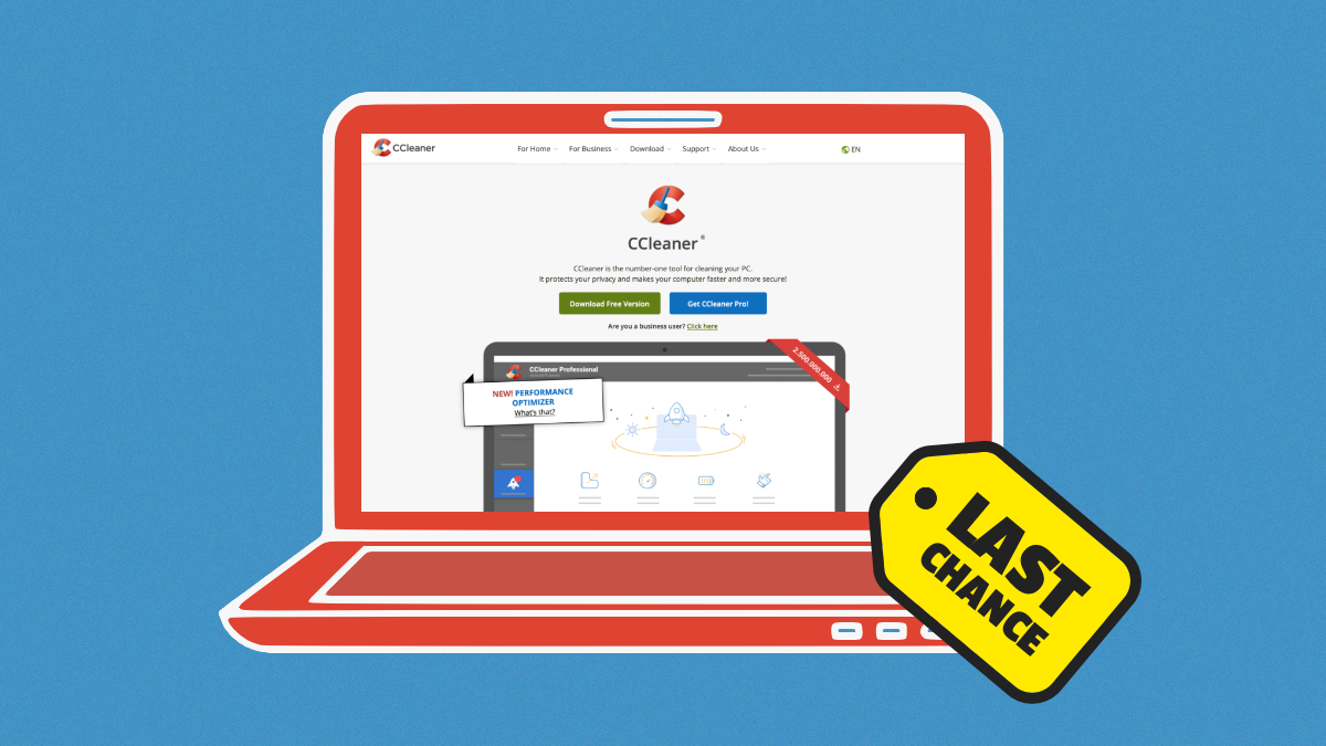 Baixe CCleaner Pro por US$ 1