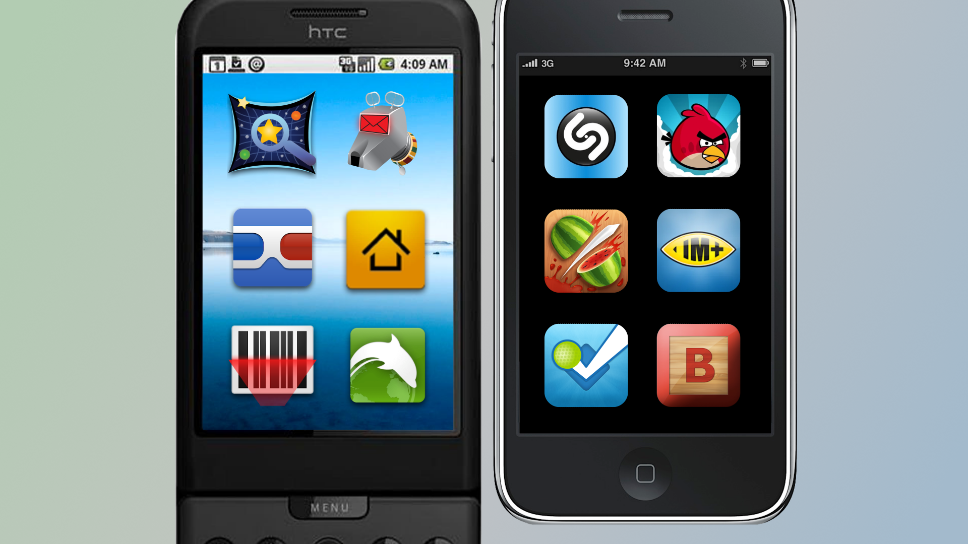 Aplicativos clássicos para iPhone e Android