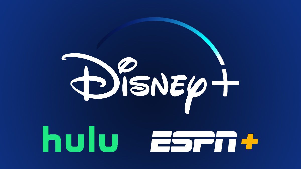 Imagens de logotipo para Disney+, Hulu e ESPN+