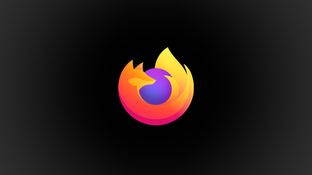 Cabeçalho do modo escuro do Firefox