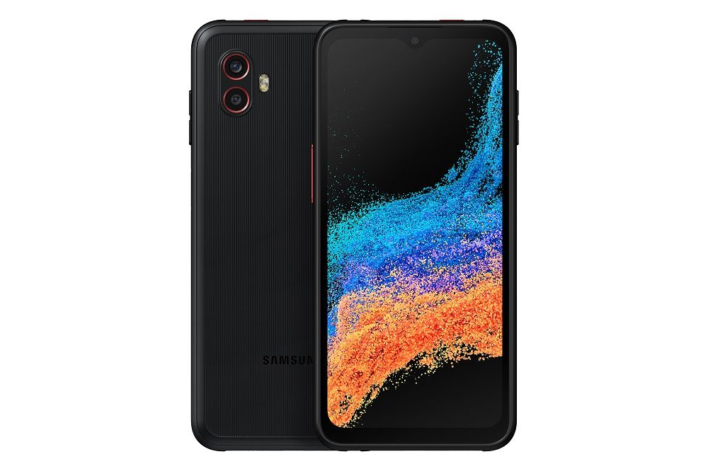 Galaxy XCover6 Pro na frente e atrás