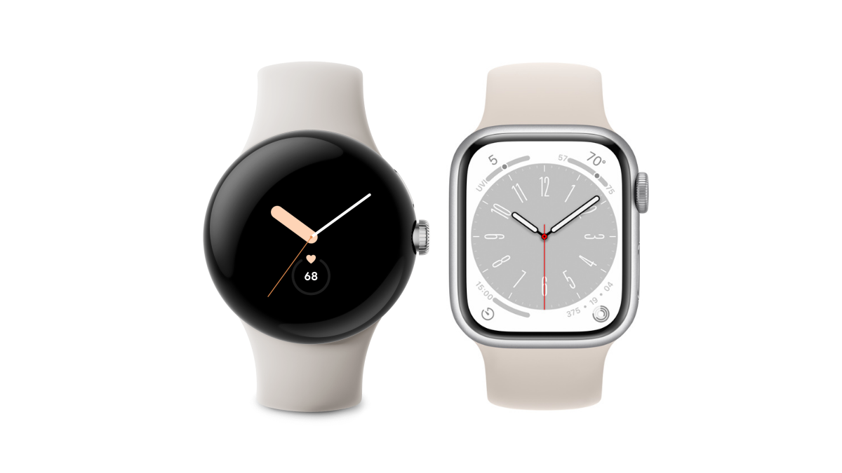 Pixel Watch e Apple Watch