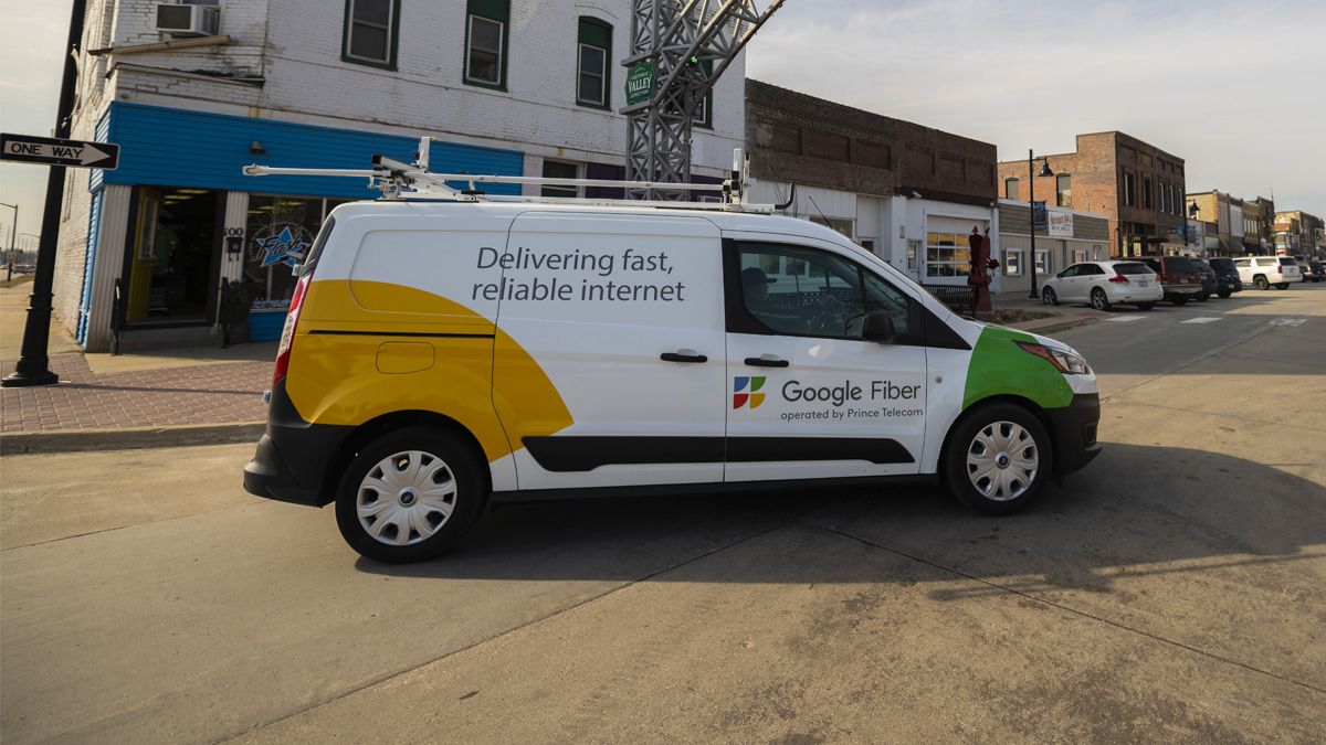 Caminhão do Google Fiber
