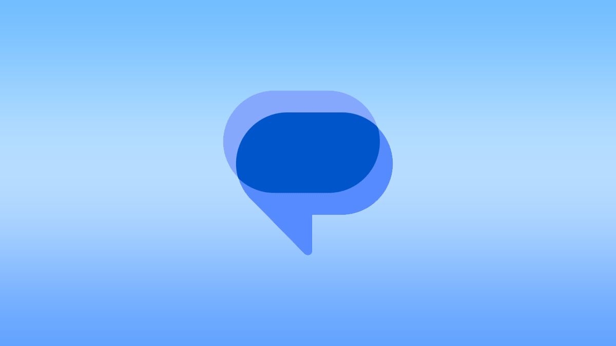 Logotipo do Google Mensagens 2022 em gradiente azul