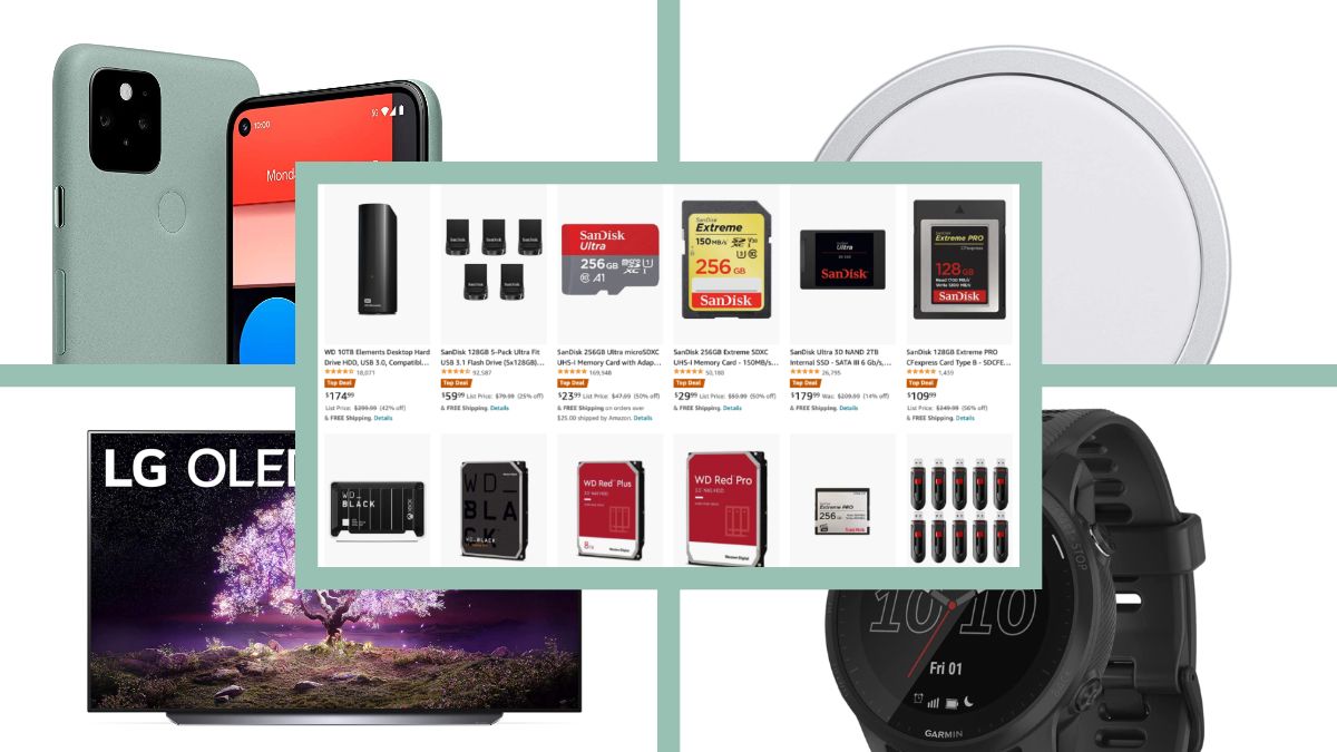 How-To Geek Deals com Western Digital, SanDisk, Google, Garmin, Apple, Govee e LG