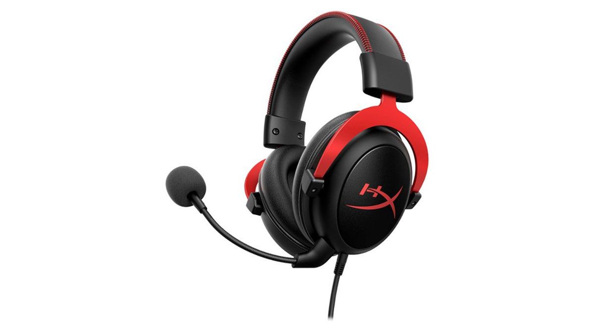 Headset para jogos com fio HyperX com microfone removível