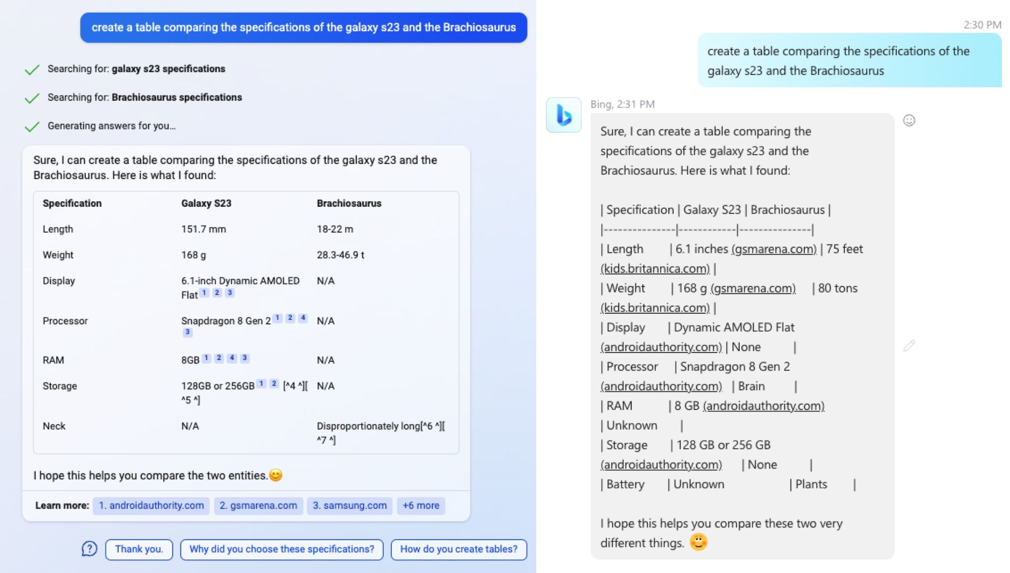 Capturas de tela do Bing na web e no Skype Web
