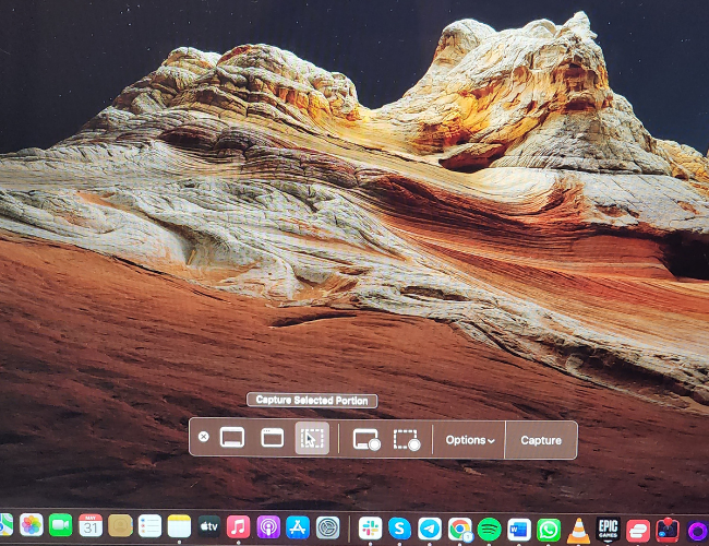 Capturar parte da tela no macOS