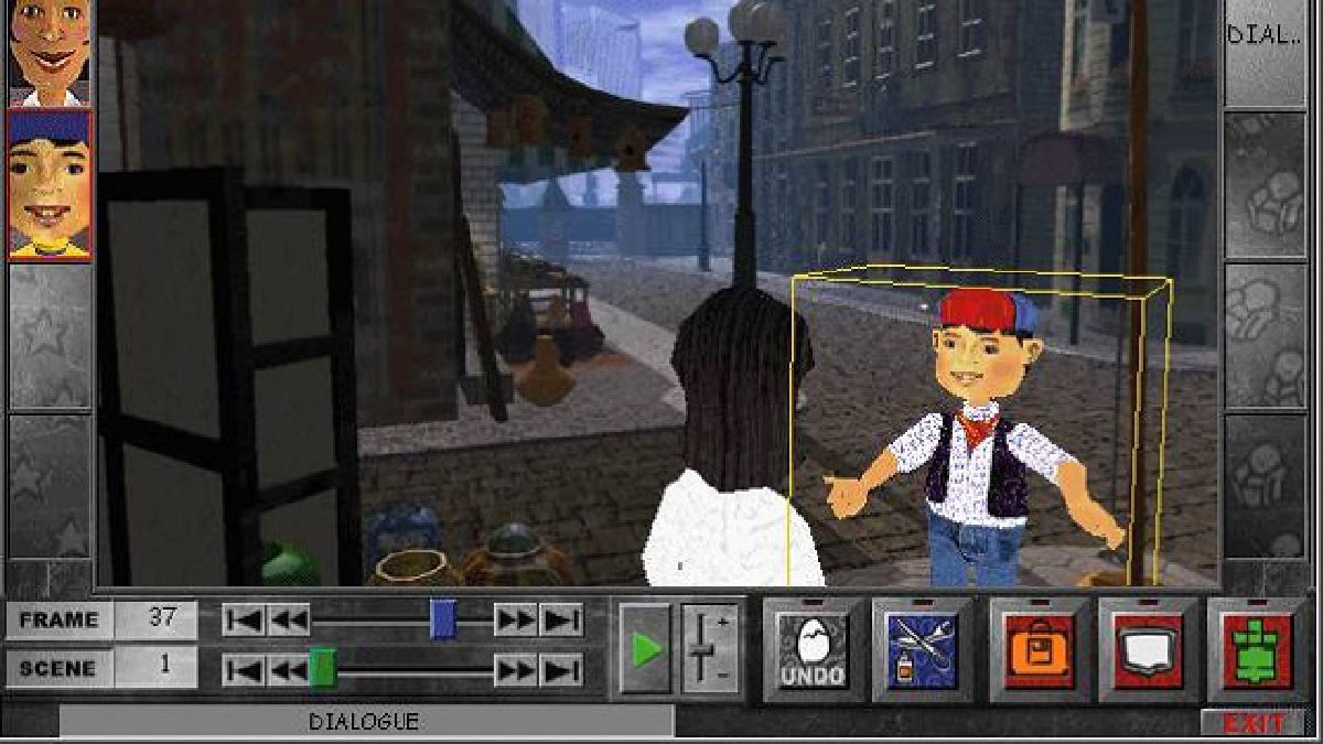 Captura de tela do 3D Movie Maker