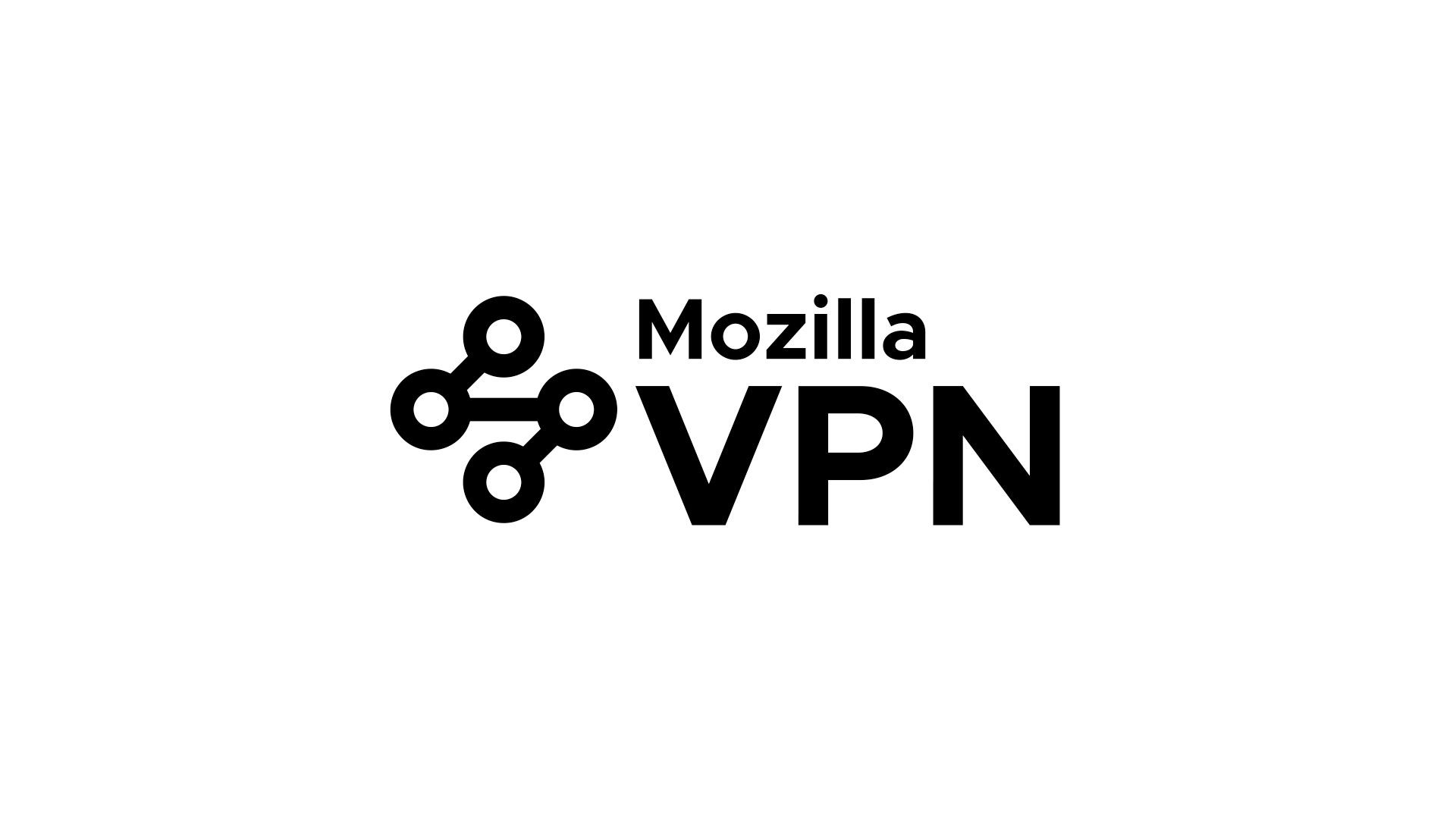 Mozilla VPN em um fundo branco