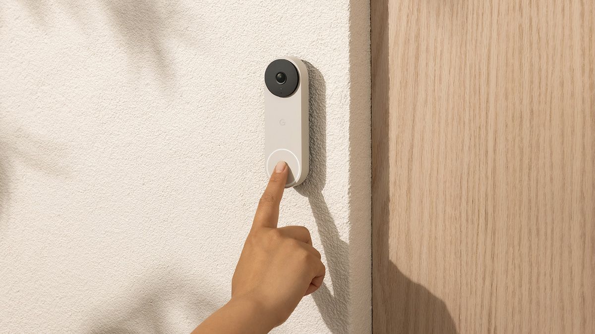 Nest Doorbell em uma porta