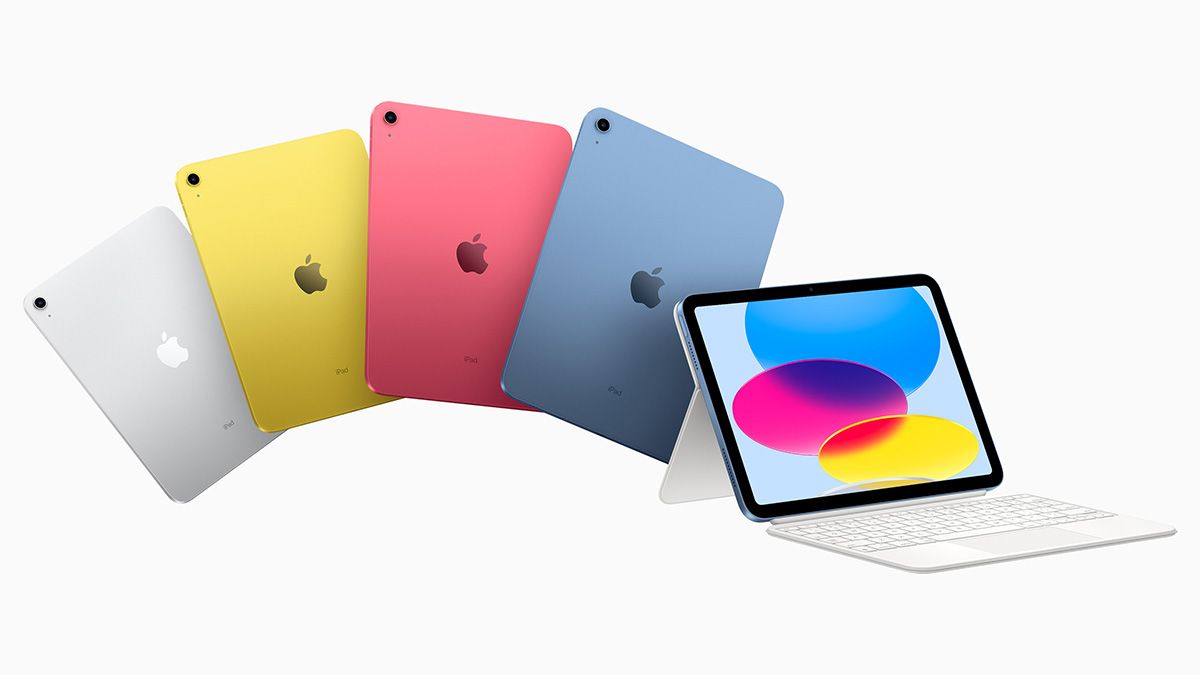 Apple iPad 2022 em várias cores