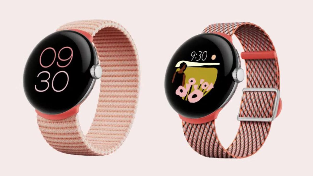 Pixel Watch em dois estilos
