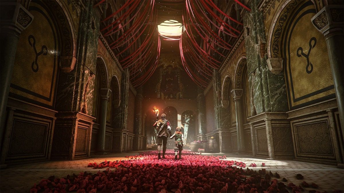 Uma imagem promocional de Plague Tale Requiem, um jogo limitado a 30fps nos consoles da geração atual.