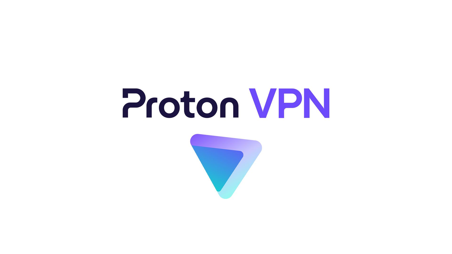 Logotipo ProtonVPN em fundo branco