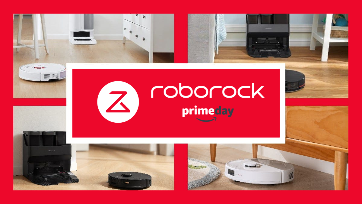 Colagem do Roborock Prime Day 2023