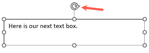 Alça de rotação para uma caixa de texto no Word