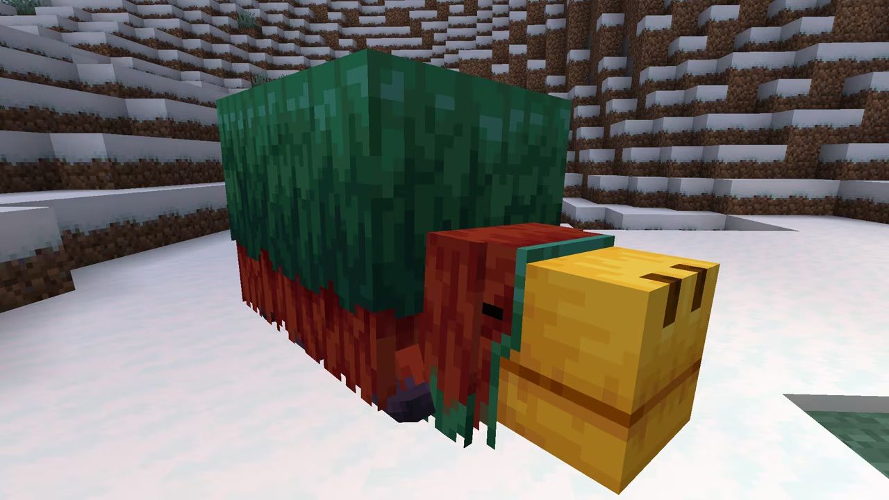 Captura de tela do Minecraft com Sniffer