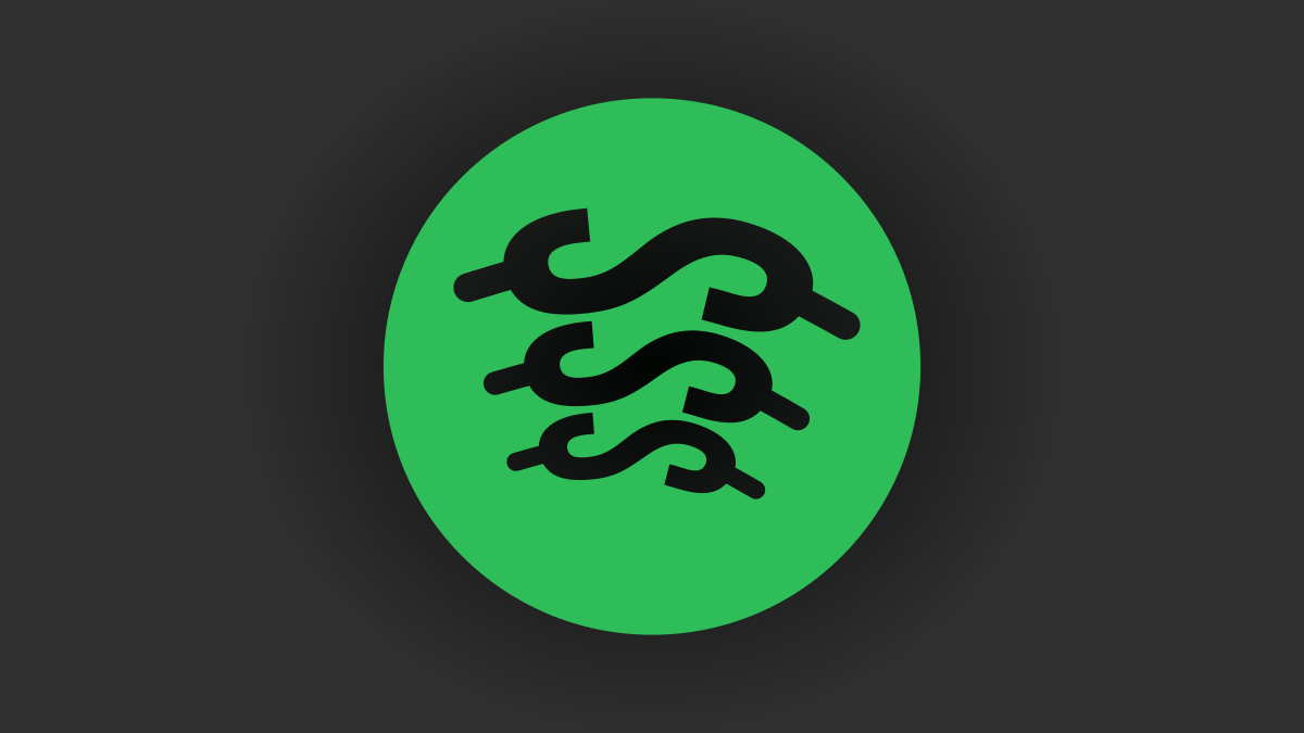 Logotipo do Spotify com sinais de dinheiro.