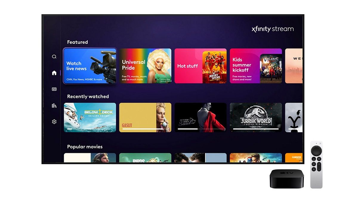 Xfinity na Apple TV