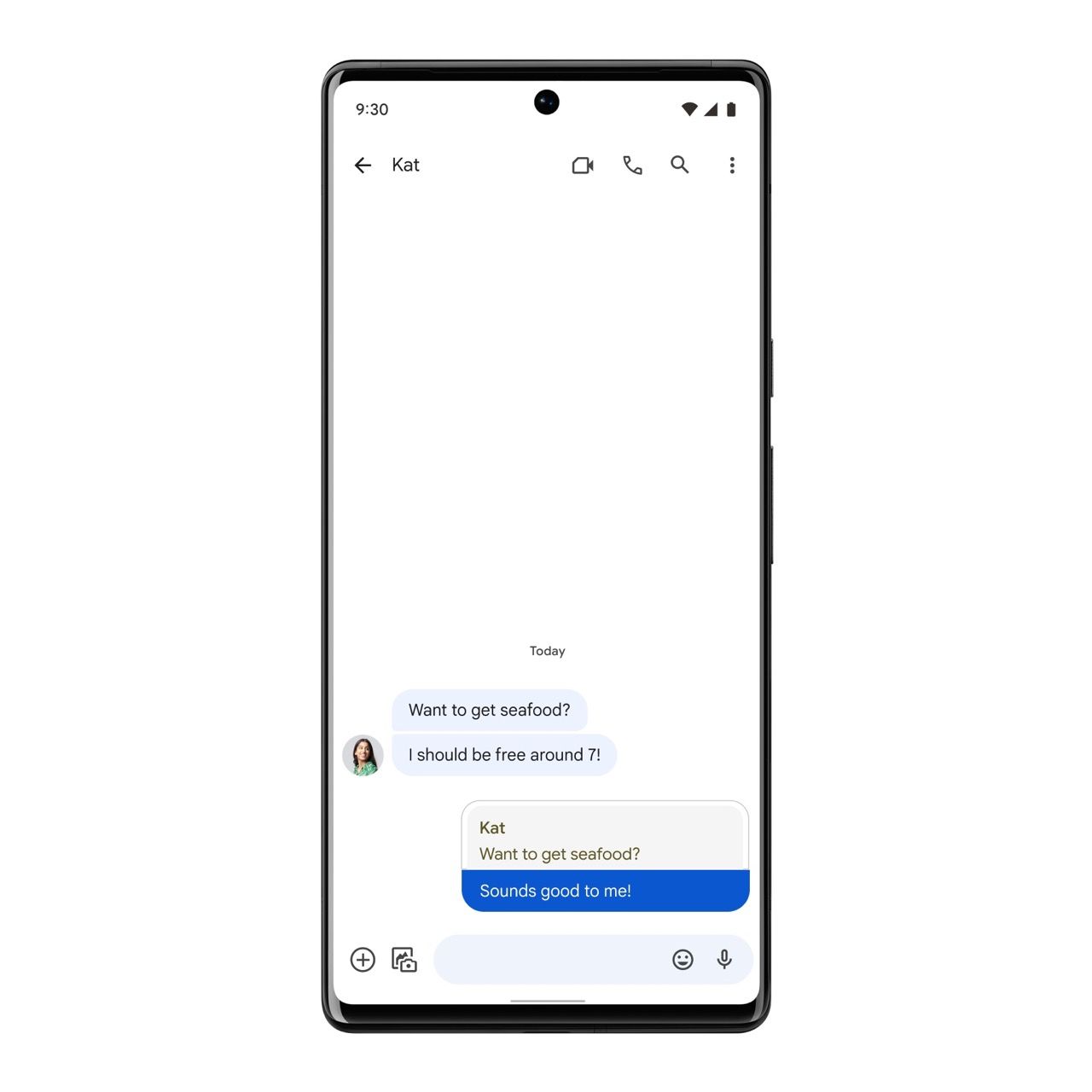 Deslize para responder nas mensagens do Android