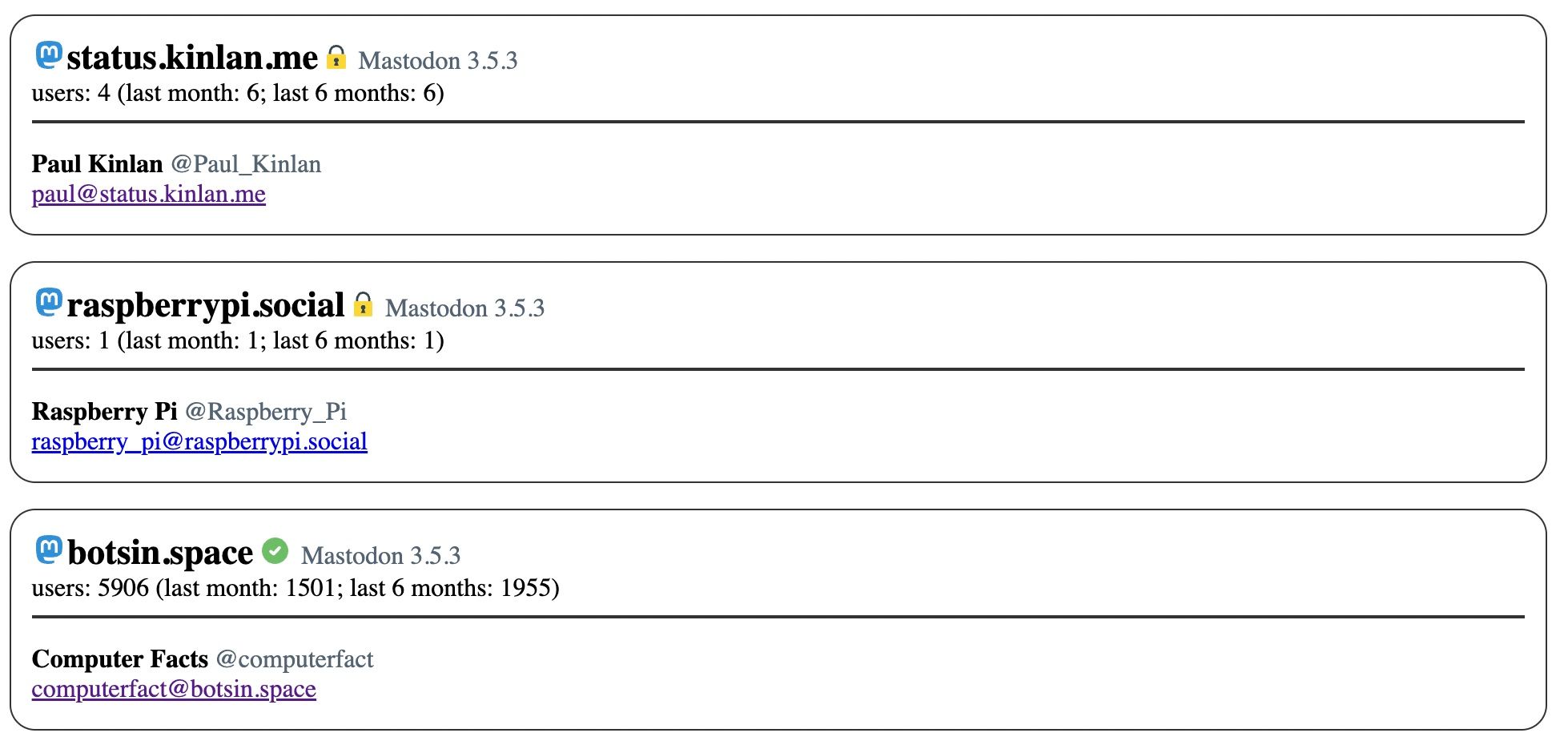 Lista de contas no Debirdify