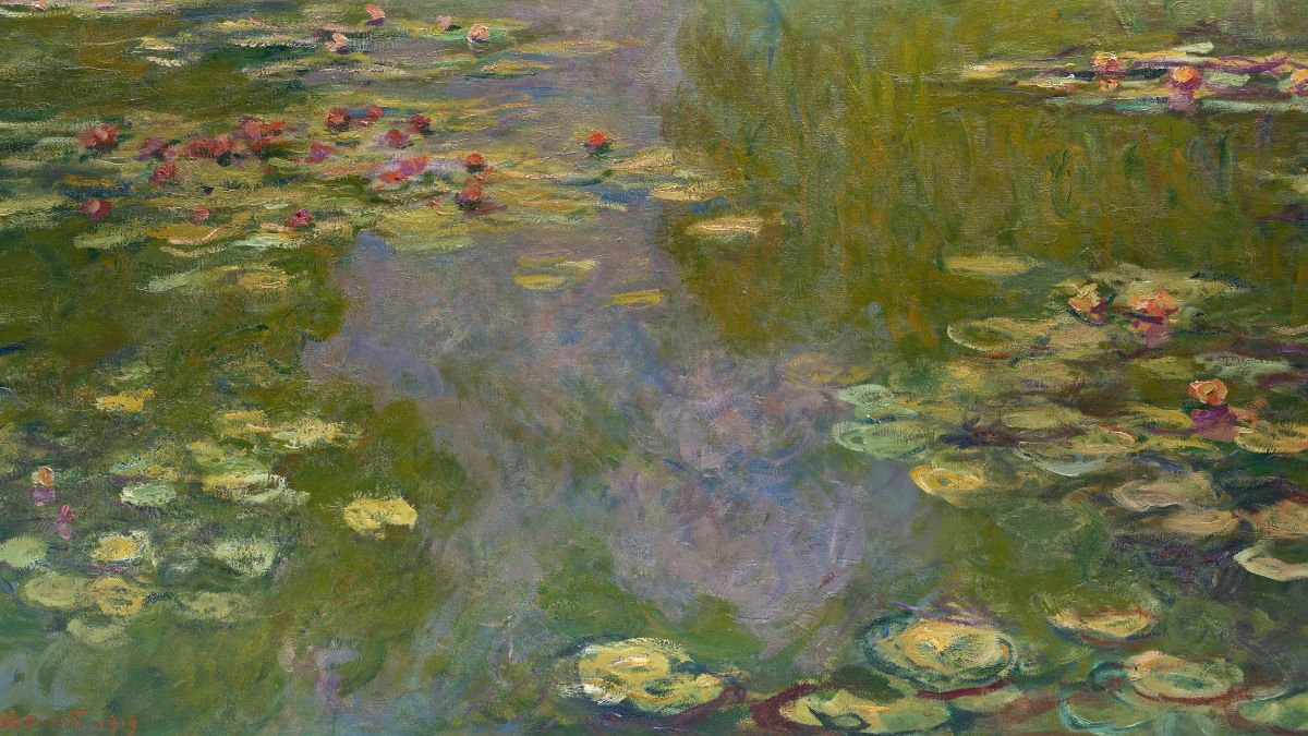 Pintura dos Nenúfares de Claude Monet