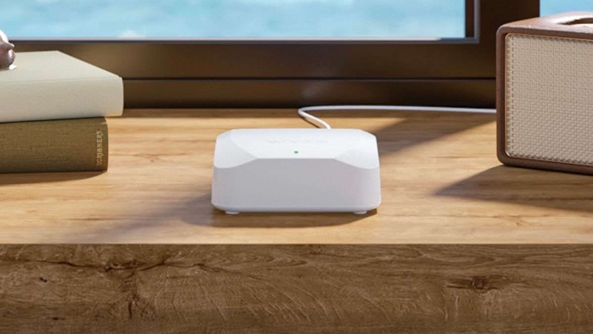 Wyze Mesh Router em uma mesa