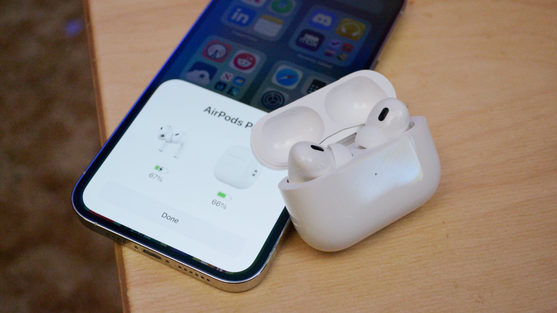 Emparelhando o Apple AirPods Pro 2