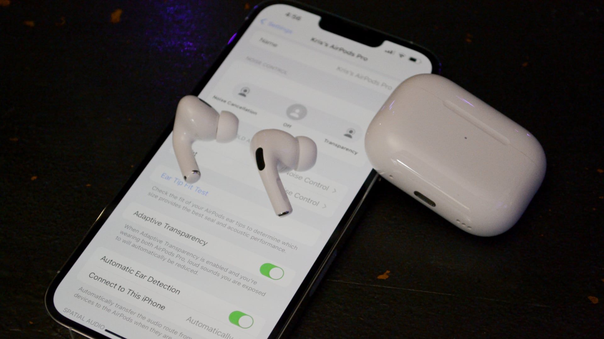 Configurações para AirPods Pro 2