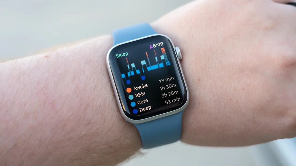 Rastreamento do sono no Apple Watch.