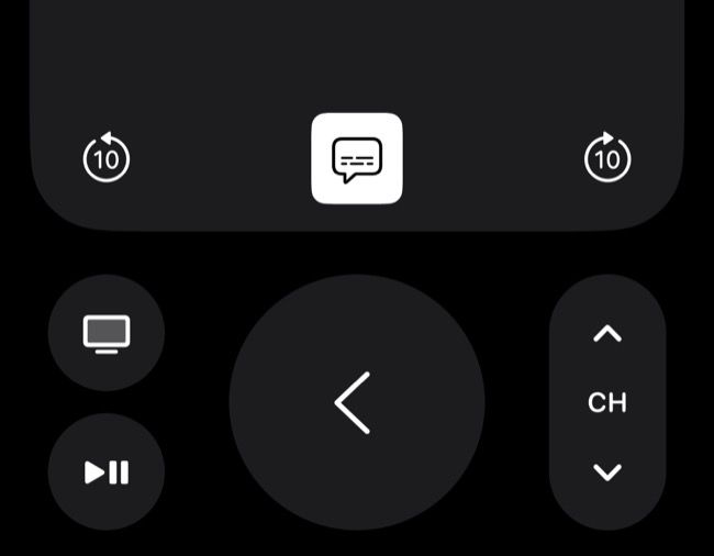 Controle remoto da Apple TV para iPhone
