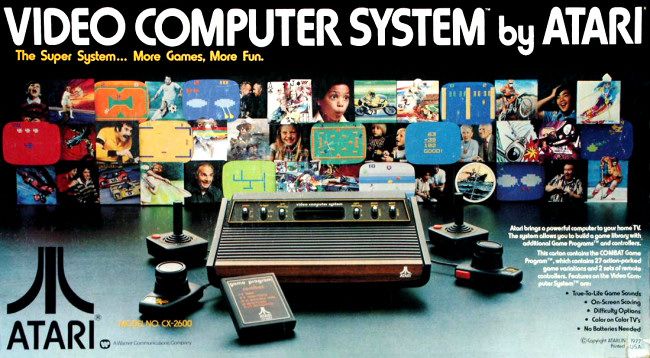 A caixa do produto Atari Video Computer System (Atari 2600)