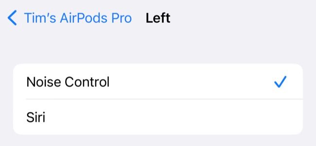 Personalize os controles do AirPods Pro nas configurações