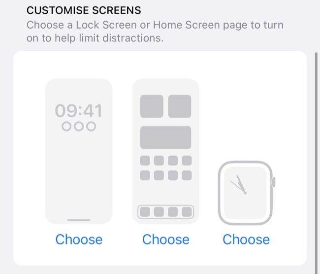 Personalize a tela de bloqueio do Focus, a tela inicial e o mostrador do relógio