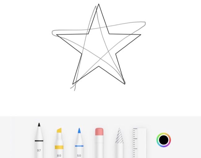 Desenhe formas perfeitas no Apple Notes