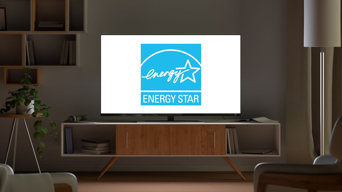 TV com logotipo Energy Star.