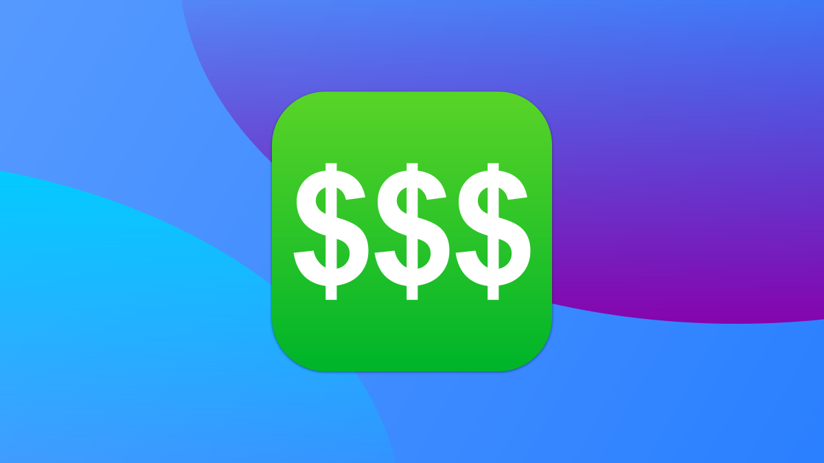 Ícone do aplicativo com sinais de dinheiro.
