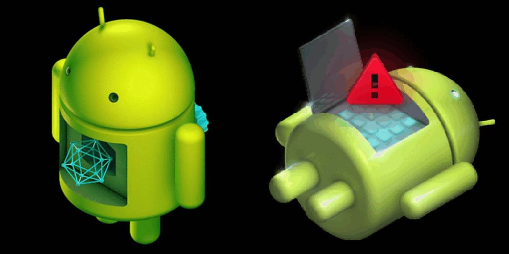 Robô de recuperação Android