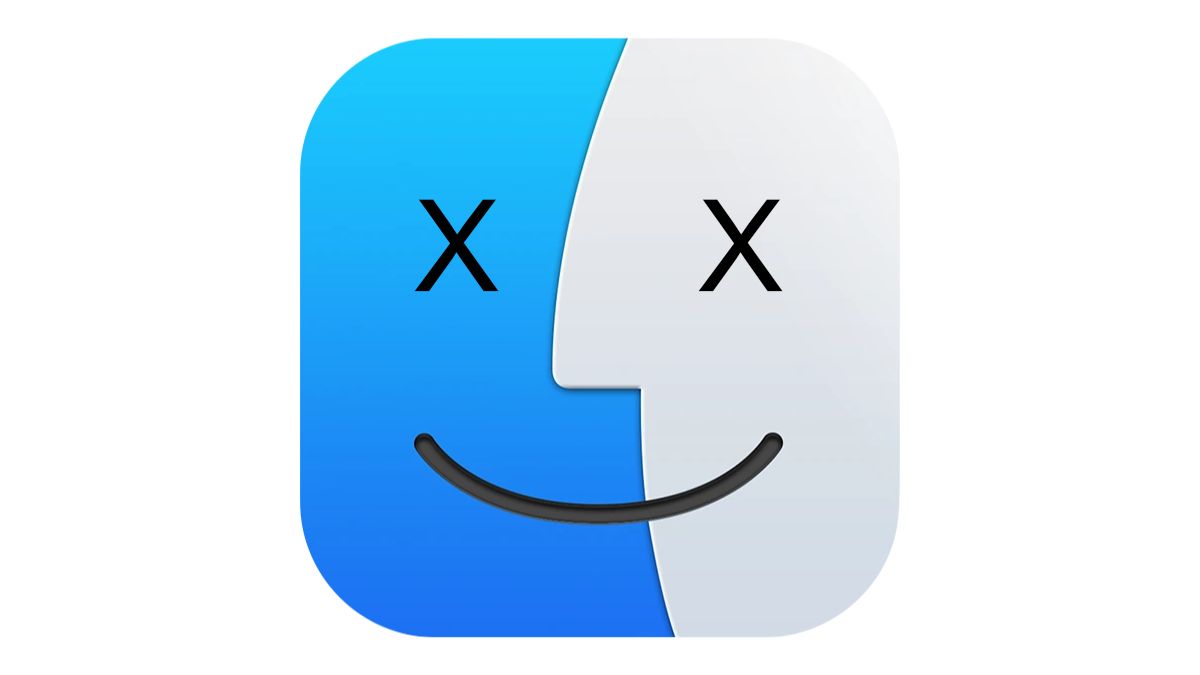 Logotipo modificado do macOS Finder
