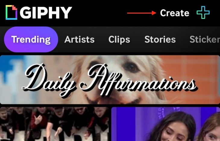 Crie GIFs com GIPHY's