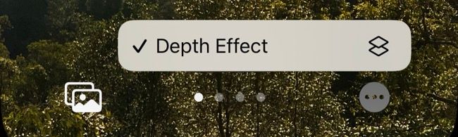 Efeito de profundidade do iOS 16 na alternância da tela de bloqueio