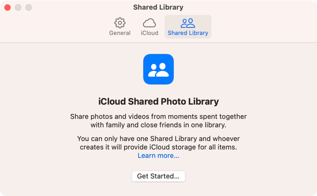 Crie ou participe de uma biblioteca de fotos compartilhada do iCloud em Fotos