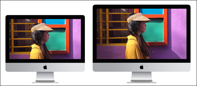 Apple iMac em configurações de 21 e 27 polegadas