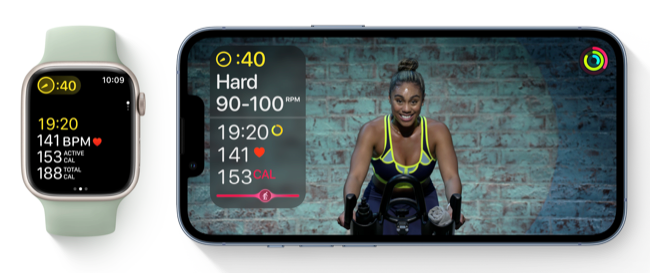 Treinamento Apple Fitness + treino