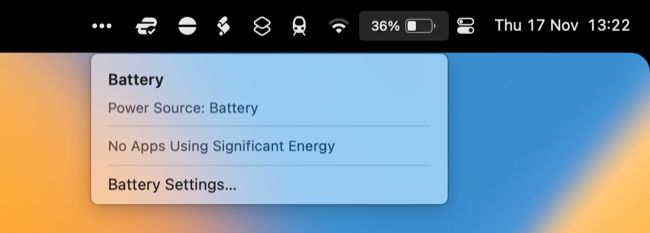 Duração da bateria do MacBook no macOS 13 Ventura