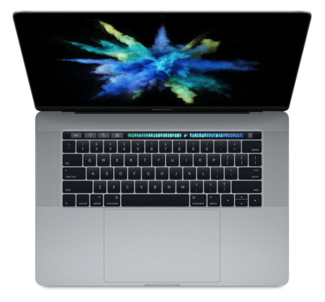MacBook Pro com teclado borboleta (por volta de 2016-2019)