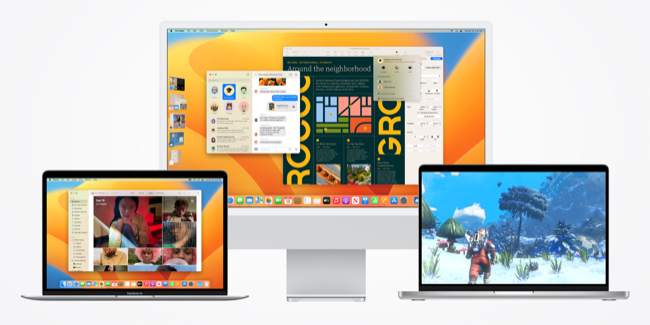 macOS 13 Ventura no Macbook Air, iMac e MacBook Pro