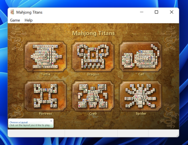 Mahjong Titans para Windows 7 rodando no Windows 11 para ARM